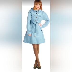 ❌sold❌ Blutsgeschwister / Modcloth Women's Blue Coat